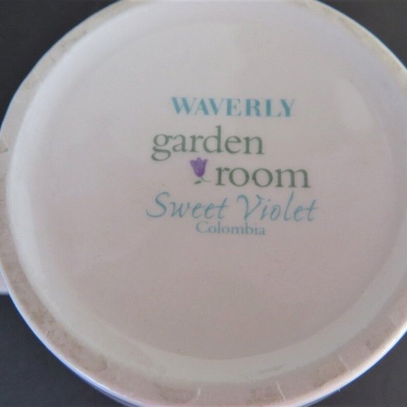 Waverly Garden Room Sweet Violet Coffee Mug - Picture 5 of 5
